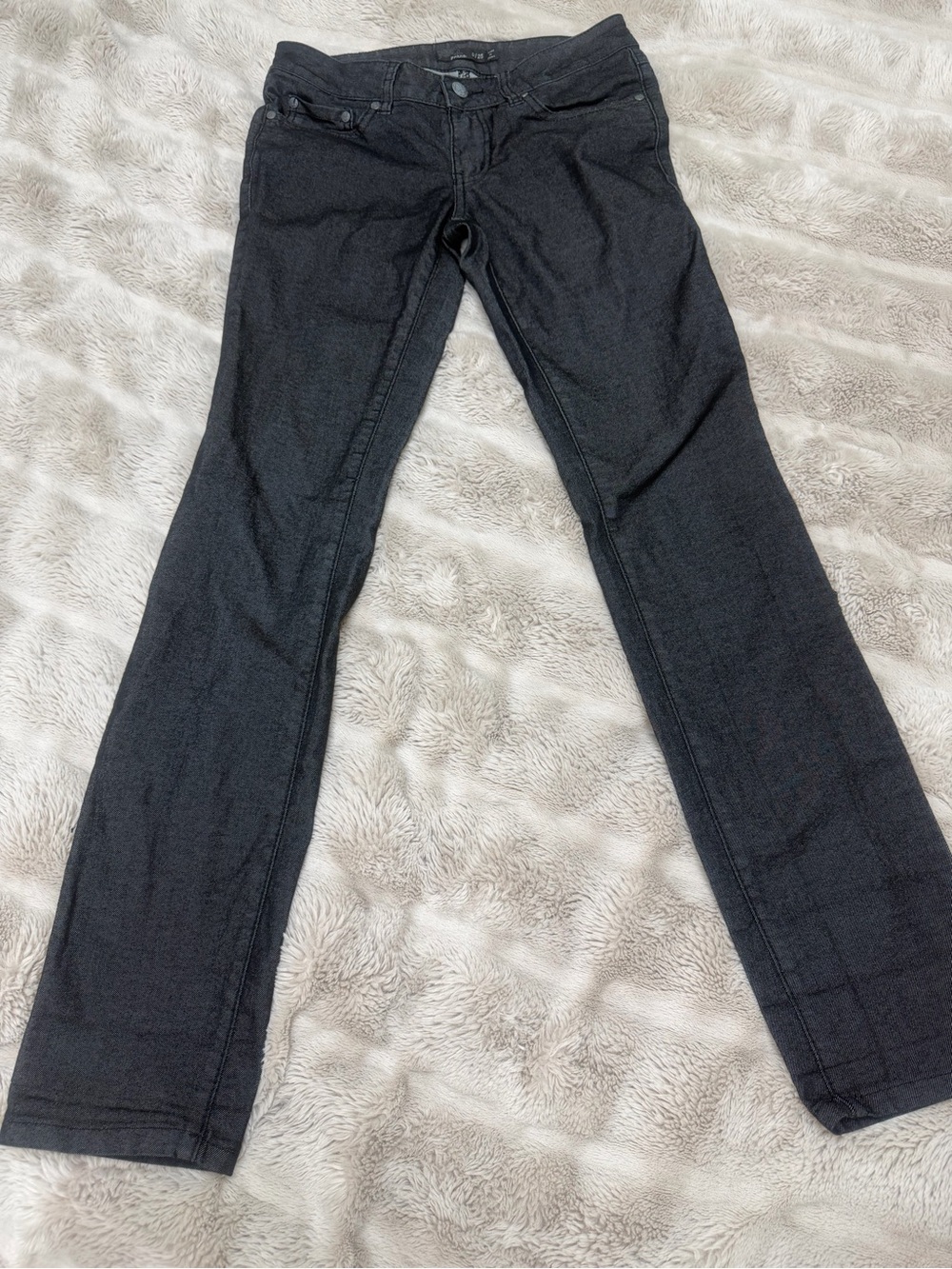 Prana Women's Black Straight-Leg Jeans - Slim Rise